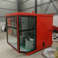 大連式，衛華式起重機司機室